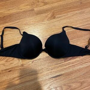 Pink brand push up bra in black. Size 34D